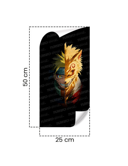 Sticker for car pillar Goku 6 | TurboWrapz.com