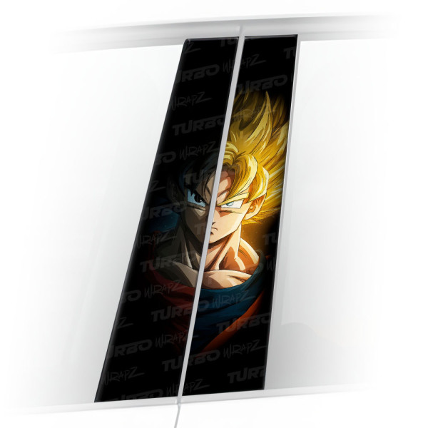 Naklejka na słupek samochodowy Goku 7 | TurboWrapz.com