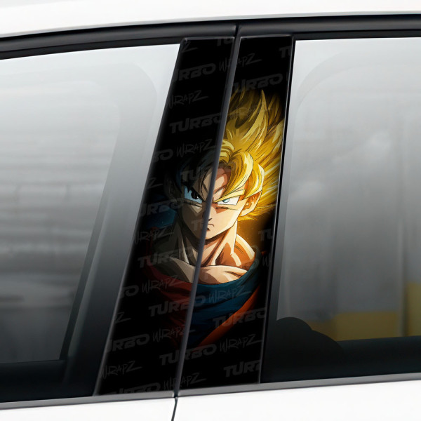 Naklejka na słupek samochodowy Goku 7 | TurboWrapz.com