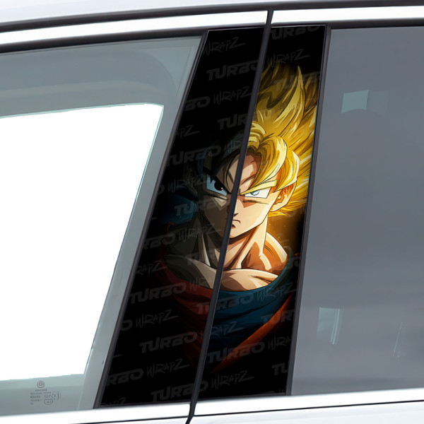 Naklejka na słupek samochodowy Goku 7 | TurboWrapz.com