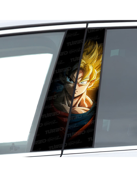 Naklejka na słupek samochodowy Goku 7 | TurboWrapz.com