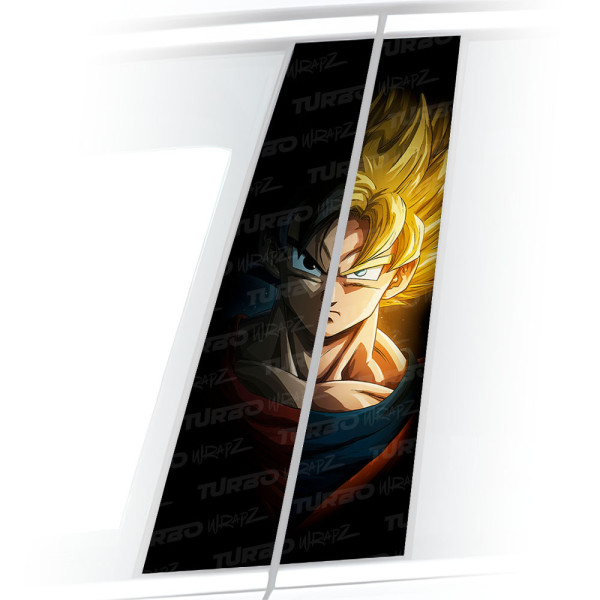 Naklejka na słupek samochodowy Goku 7 | TurboWrapz.com