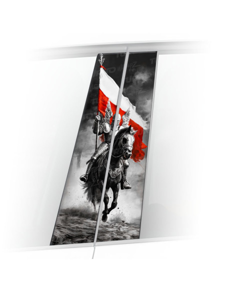 Naklejka na słupek samochodowy Polska - Husaria | TurboWrapz.com