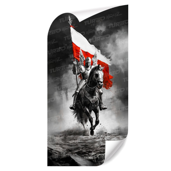 Sticker for car pillar Polska - Husaria | TurboWrapz.com