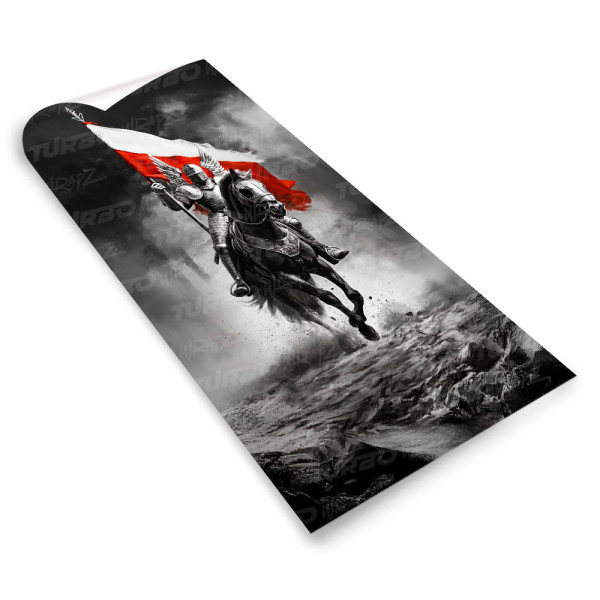 Naklejka na słupek samochodowy Polska - Husaria | TurboWrapz.com