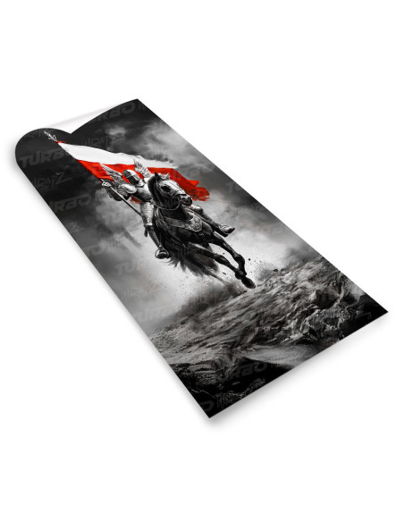 Naklejka na słupek samochodowy Polska - Husaria | TurboWrapz.com