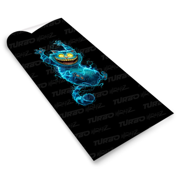 Sticker for car pillar Kot z Cheshire | TurboWrapz.com