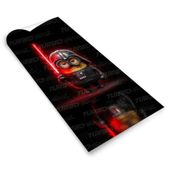 Naklejka na słupek samochodowy Darth Vader Minion | TurboWrapz.com