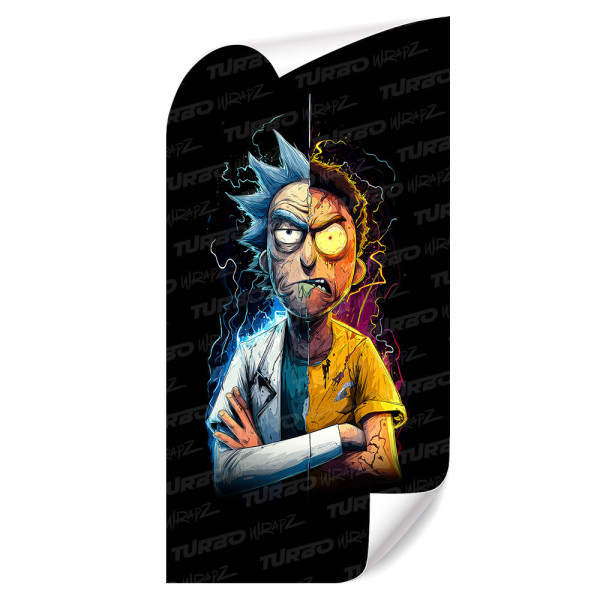 Naklejka na słupek samochodowy Rick vs Morty 2 | TurboWrapz.com