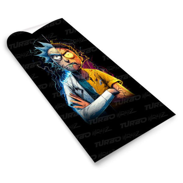 Naklejka na słupek samochodowy Rick vs Morty 2 | TurboWrapz.com