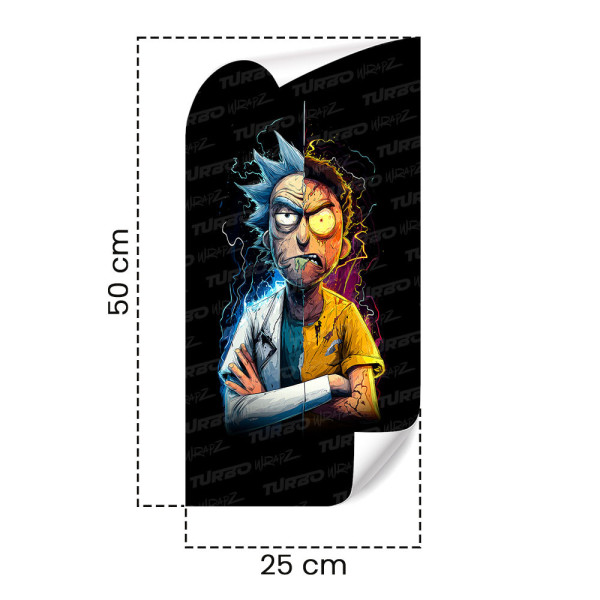 Naklejka na słupek samochodowy Rick vs Morty 2 | TurboWrapz.com