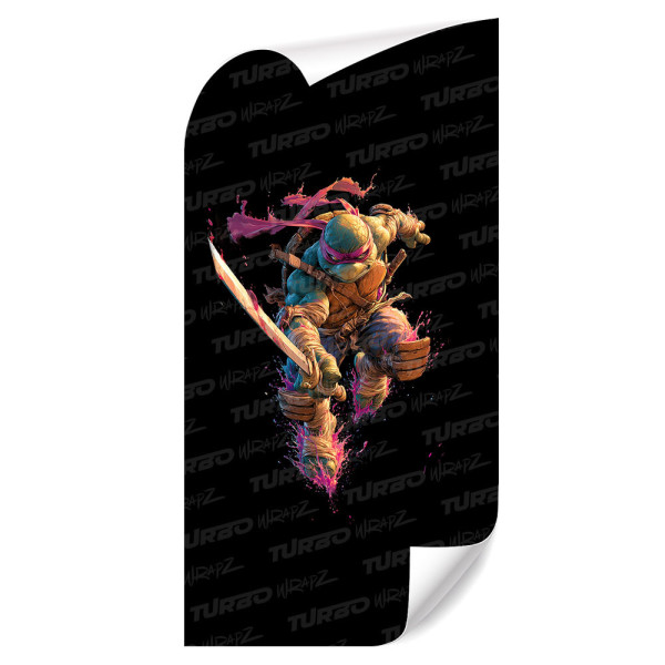 Sticker for car pillar Żółw Ninja | TurboWrapz.com