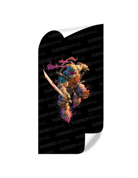 Sticker for car pillar Żółw Ninja | TurboWrapz.com