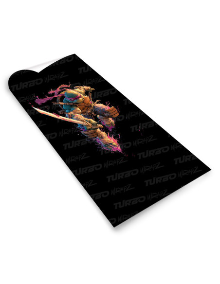 Sticker for car pillar Żółw Ninja | TurboWrapz.com