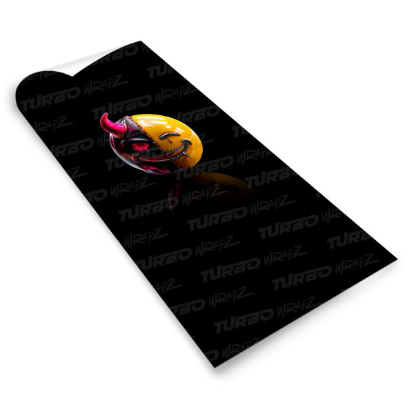 Naklejka na słupek samochodowy Emoji Evil x Smiley | TurboWrapz.com