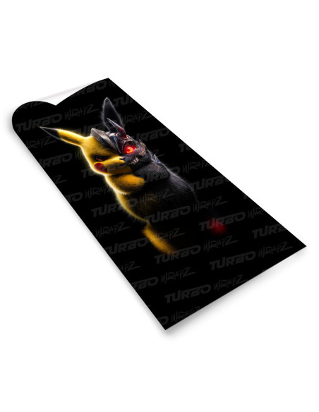 Sticker for car pillar Pikachu wojownik | TurboWrapz.com