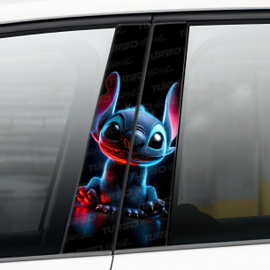 Sticker for car pillar Stich | TurboWrapz.com 2