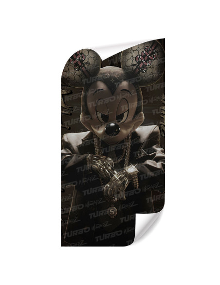 Naklejka na słupek samochodowy Mickey HypeBeast | TurboWrapz.com