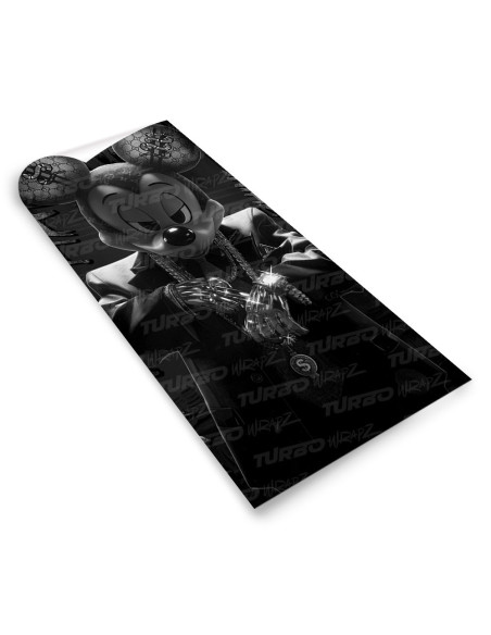 Naklejka na słupek samochodowy Mickey HypeBeast Czarnobiały | TurboWrapz.com