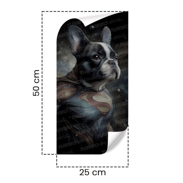 Sticker for car pillar SuperBuldog | TurboWrapz.com