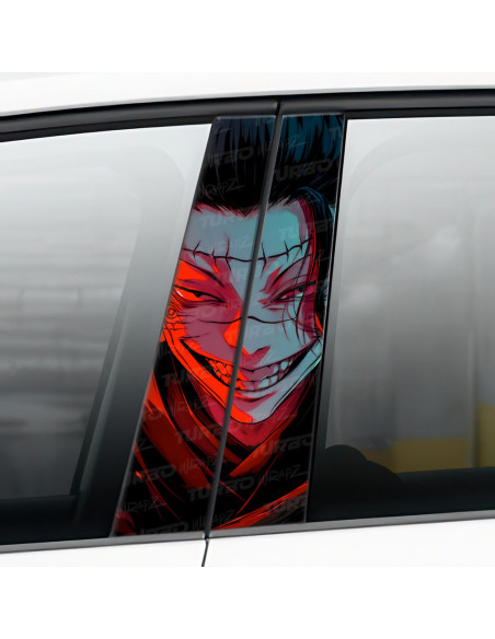 Sticker for car pillar Suguru Geto | TurboWrapz.com