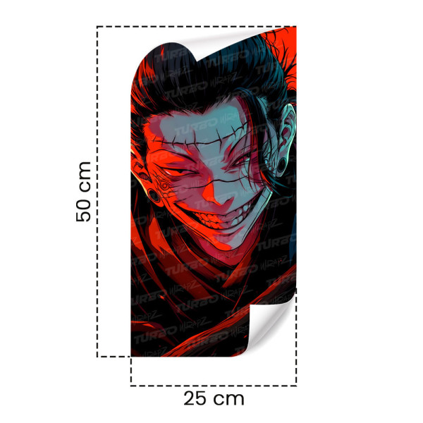 Sticker for car pillar Suguru Geto | TurboWrapz.com