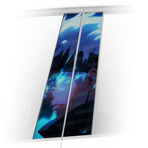 Naklejka na słupek samochodowy Satoru Gojo | TurboWrapz.com