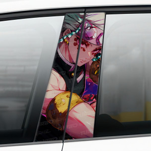 Naklejka na słupek samochodowy Tengen Uzui | TurboWrapz.com 2