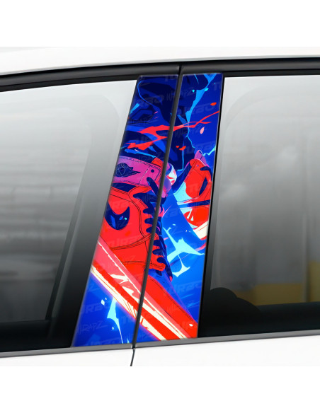 Sticker for car pillar Nike Air | TurboWrapz.com