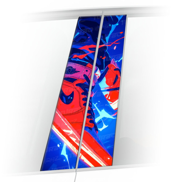 Sticker for car pillar Nike Air | TurboWrapz.com