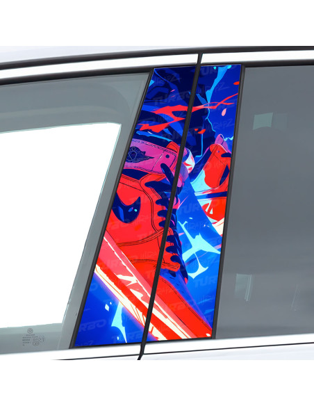 Sticker for car pillar Nike Air | TurboWrapz.com