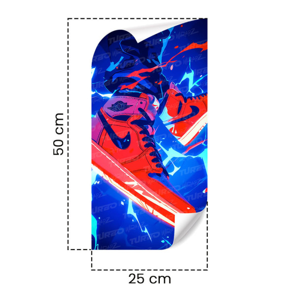 Sticker for car pillar Nike Air | TurboWrapz.com