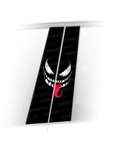 Sticker for car pillar Venom | TurboWrapz.com