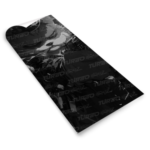 Sticker for car pillar Garfield Mafia Czarnobiały | TurboWrapz.com