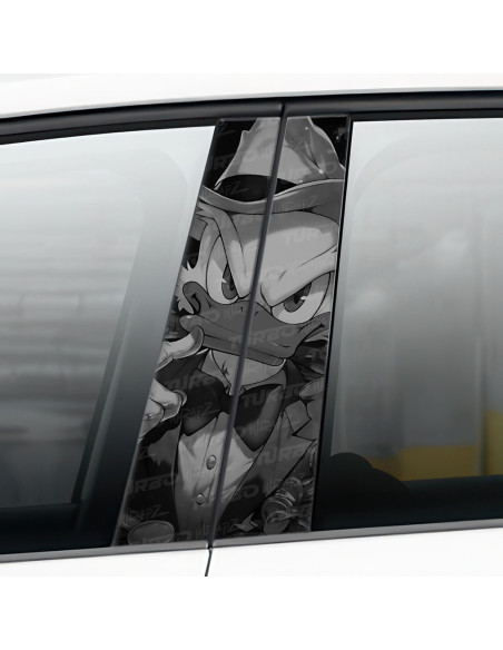 Sticker for car pillar Wujek Sknerus Mafia Czarnobiały | TurboWrapz.com