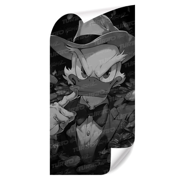 Sticker for car pillar Wujek Sknerus Mafia Czarnobiały | TurboWrapz.com