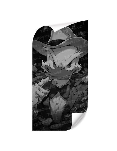 Sticker for car pillar Wujek Sknerus Mafia Czarnobiały | TurboWrapz.com