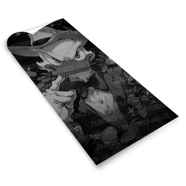 Sticker for car pillar Wujek Sknerus Mafia Czarnobiały | TurboWrapz.com