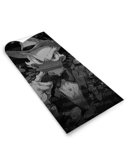 Sticker for car pillar Wujek Sknerus Mafia Czarnobiały | TurboWrapz.com