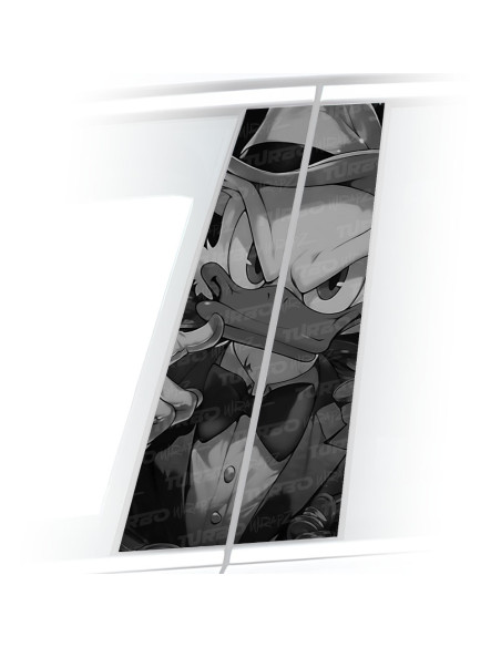 Sticker for car pillar Wujek Sknerus Mafia Czarnobiały | TurboWrapz.com