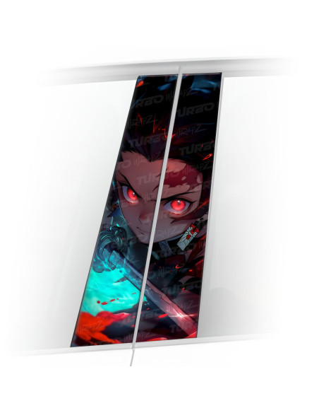 Naklejka na słupek samochodowy Demon Slayer | TurboWrapz.com