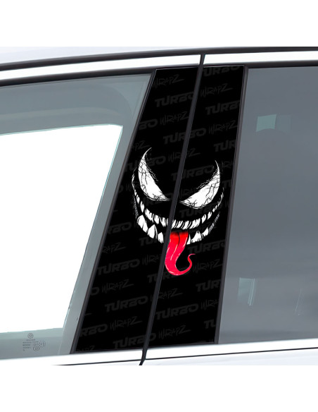 Sticker for car pillar Venom | TurboWrapz.com