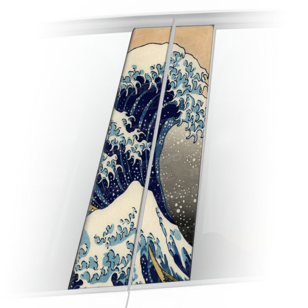 Naklejka na słupek samochodowy Wielka Fala | TurboWrapz.com