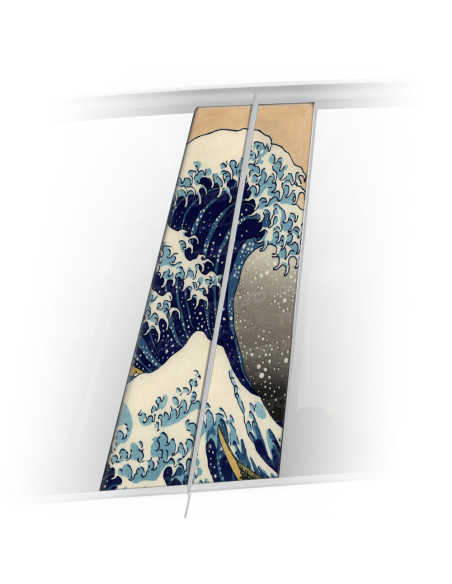 Naklejka na słupek samochodowy Wielka Fala | TurboWrapz.com