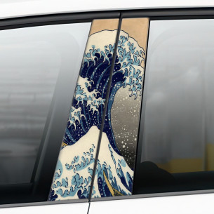 Naklejka na słupek samochodowy Wielka Fala | TurboWrapz.com 2