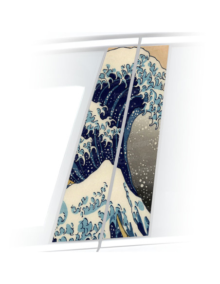 Naklejka na słupek samochodowy Wielka Fala | TurboWrapz.com