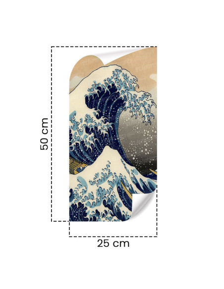 Naklejka na słupek samochodowy Wielka Fala | TurboWrapz.com