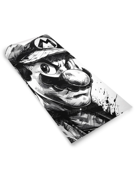 Naklejka na słupek samochodowy Mario Czarnobiały | TurboWrapz.com