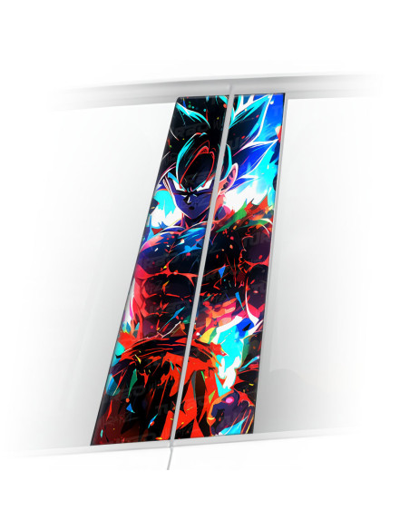 Sticker for car pillar Goku UI | TurboWrapz.com