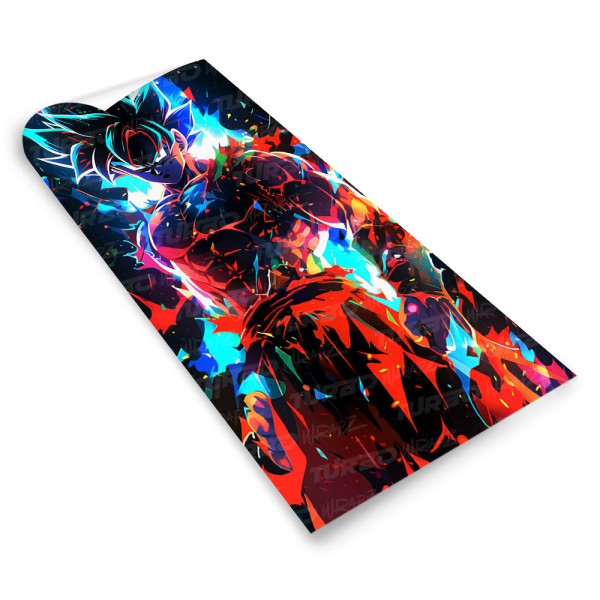 Sticker for car pillar Goku UI | TurboWrapz.com